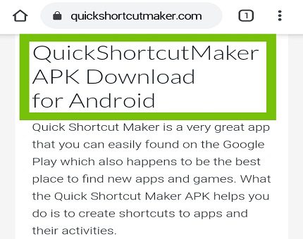 Descargar APK QuickShortcutMaker desde la web