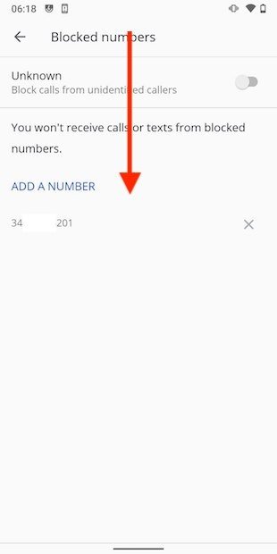 ¿Cómo ver los Números Bloqueados en un Dispositivo Android?