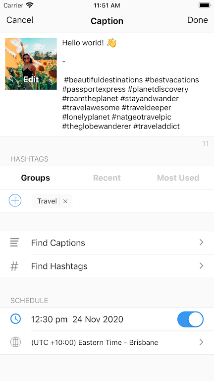 Preview – Plan your Instagram