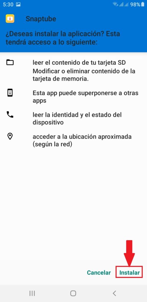 ¿Cómo instalar Snaptube en tu móvil Android?