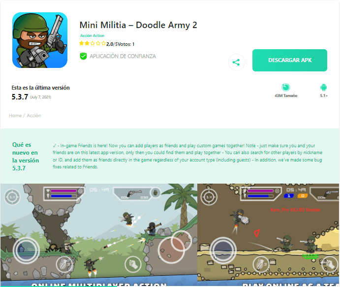 Mini Militia – Doodle Army 2