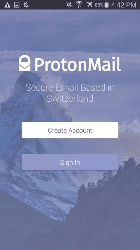 ProtonMail – Correo electrónico cifrado