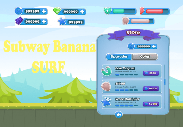 Subway banana surf
