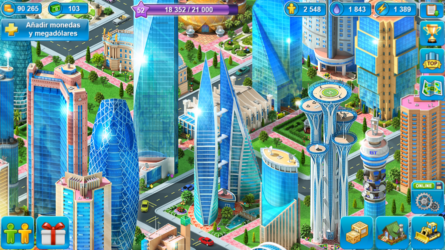Megapolis ¡Construye la ciudad de tus sueños!